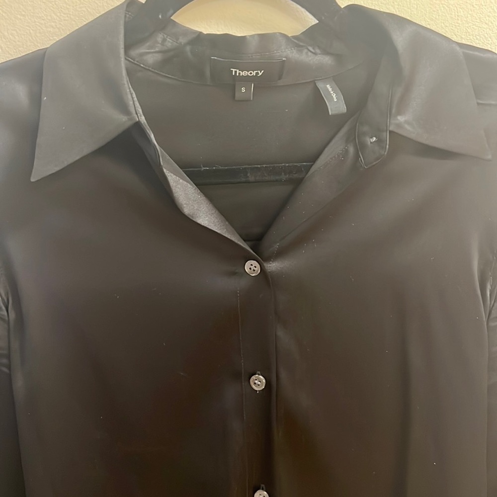 Black theory blouse (size small)